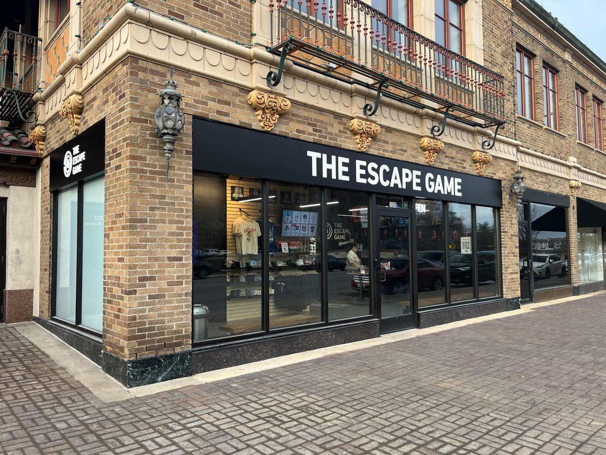 The storefront of The Escape Game Kansas City