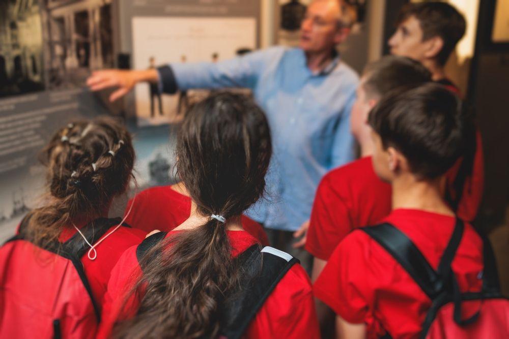 Students on a field trip