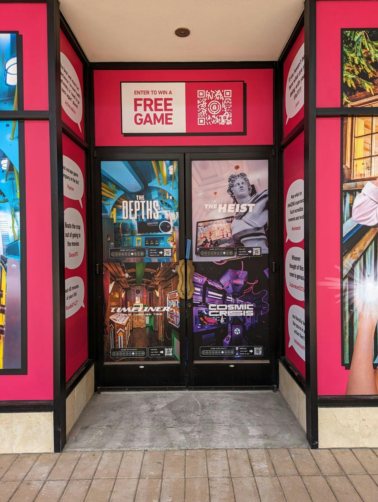 The Escape Game Lone Tree is located in Park Meadows Mall.