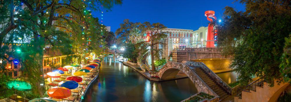 Take a river boat cruise on San Antonio's River Walk