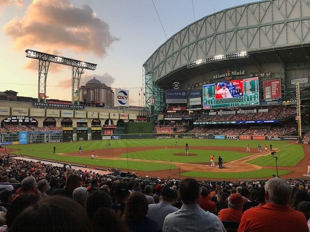 a Houston Astros game