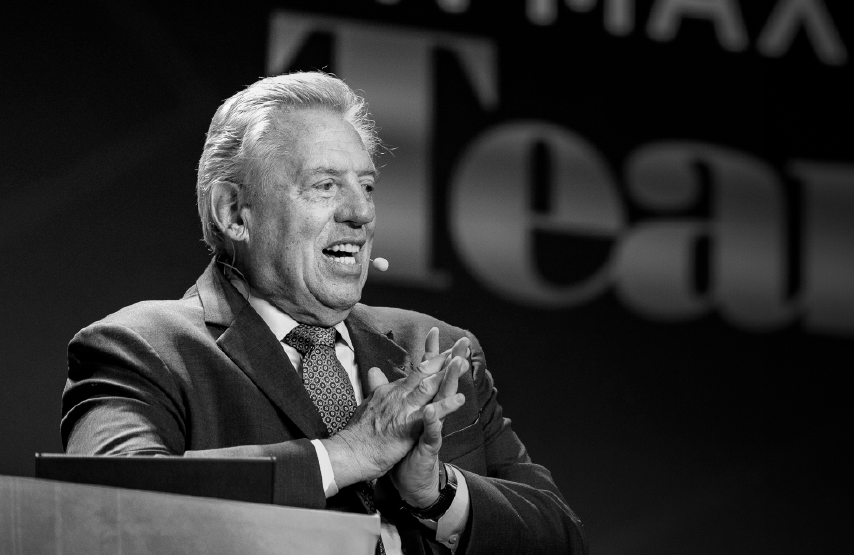 John Maxwell speaking to a crowd