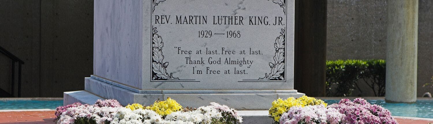 Martin Luther King Jr. headstone