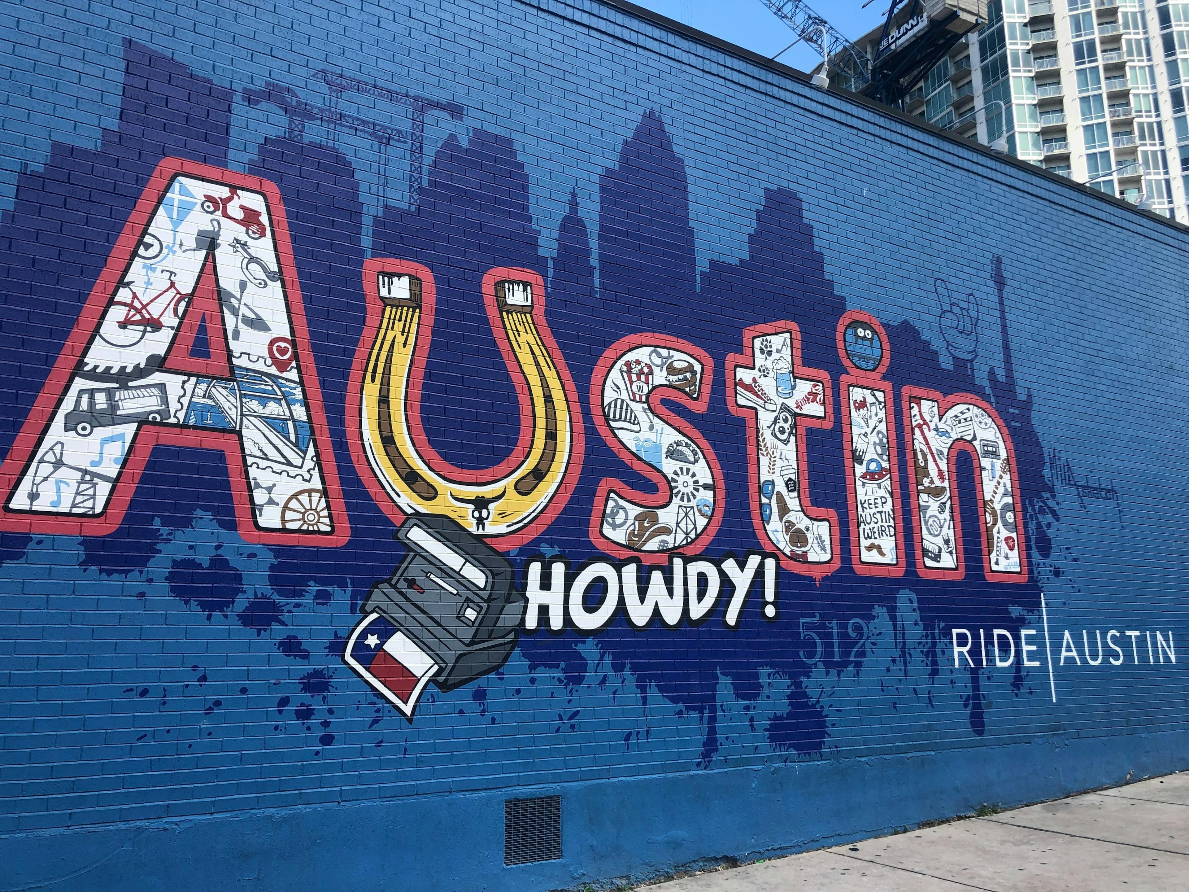 Austin wall mural